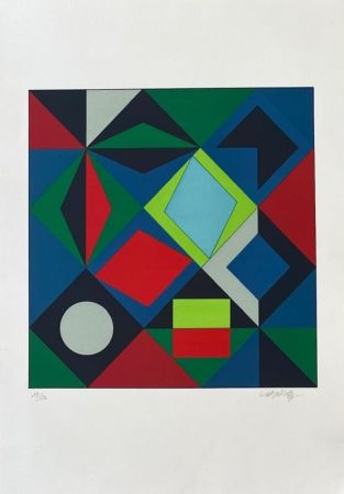 Screenprint Vasarely - Sikra MC 