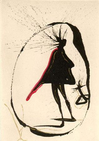 Etching Dali - Silhouette