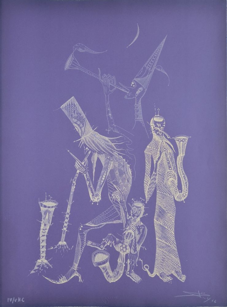 Engraving Ponç - Simfonia violeta