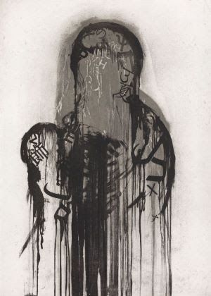 Engraving Plensa - Sin titulo 2