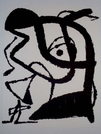 Lithograph Miró - Sin título