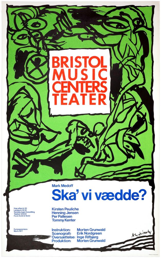 Poster Alechinsky - Ska'vi vædde ?, Mark Medoff, 1977