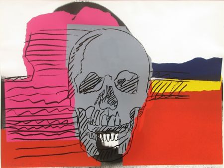 Screenprint Warhol - Skull (FS II.159)