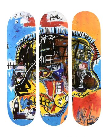 Multiple Basquiat - Skull Skateboards
