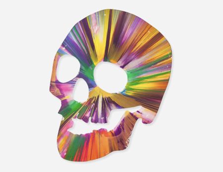 Multiple Hirst - Skull Spin Painting