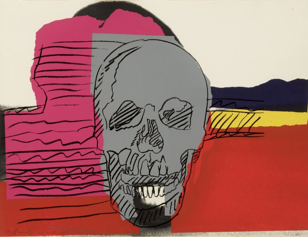 Screenprint Warhol - Skulls (FS II.159)