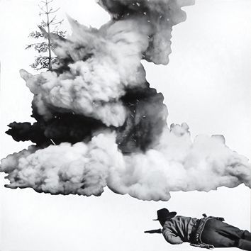Lithograph Baldessari - Smoke, Tree, Shadow and Person