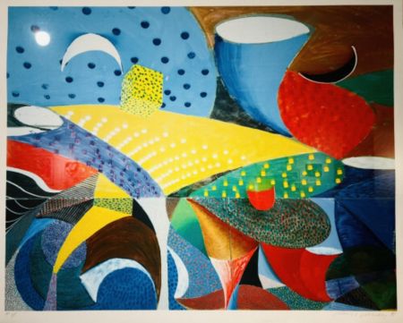 Multiple Hockney - Snails Space, March 25th