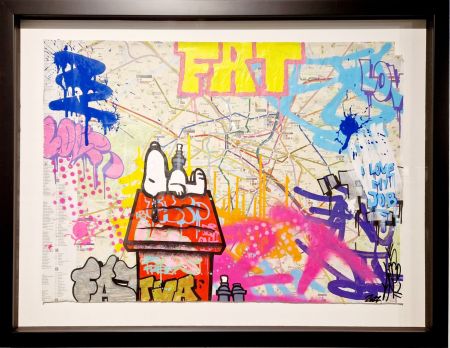 No Technical Fat - Snoopy - I Love My Job (Metro Map of Paris)