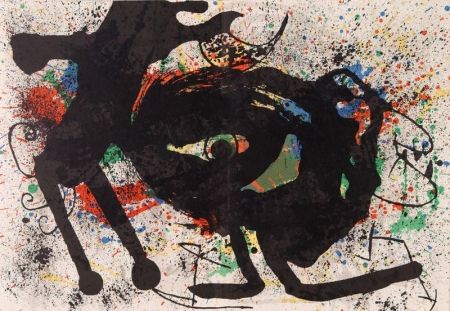 Lithograph Miró - Sobreteixims