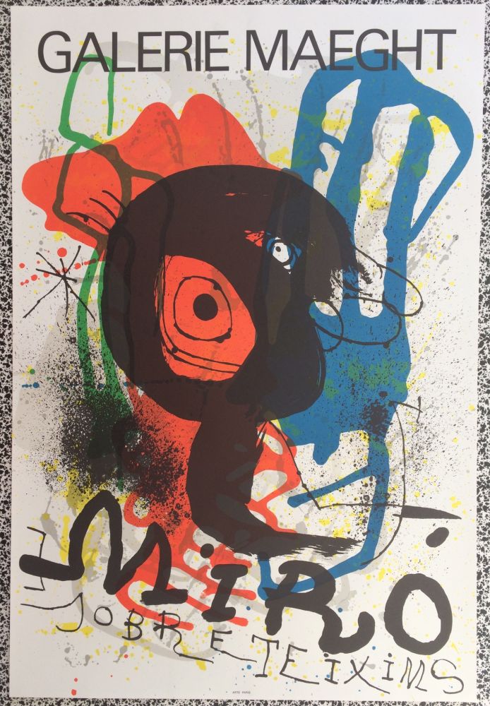 Poster Miró - Sobreteixims / Galerie Maeght