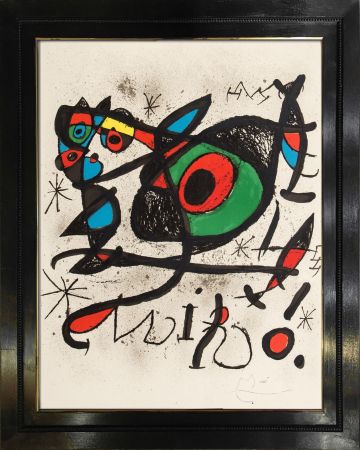 Lithograph Miró - Sobreteixims i escultures