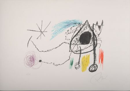 Lithograph Miró - Sobreteixims i Escultures, 1972 - Hand-signed & numbered