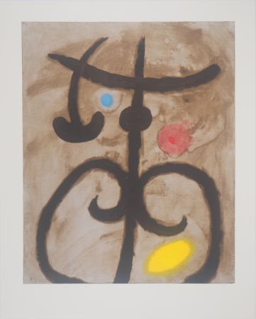 Lithograph Miró - Soeurs jumelles