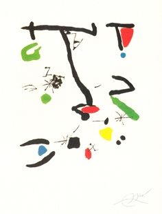 Etching Miró - Son Abrines