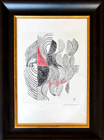Etching Delaunay - Sonia Delaunay (1885-1979) - Composition - etching on paper - 1964