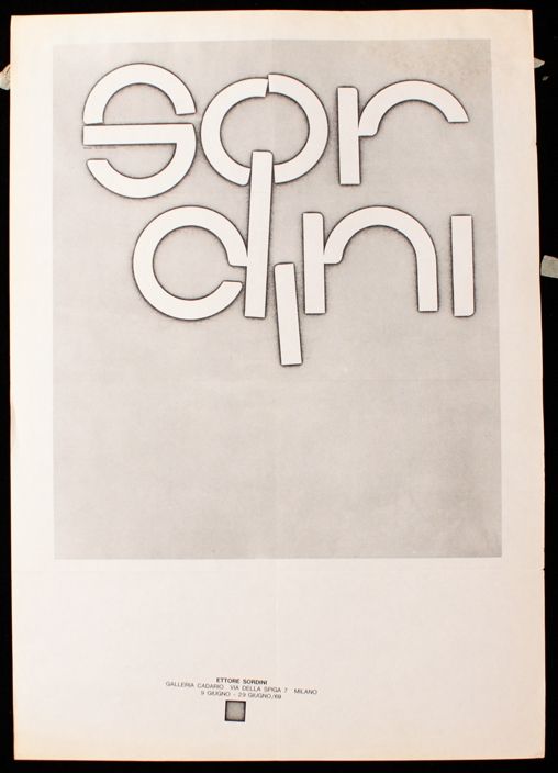 Poster Sordini - SORDINI