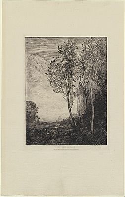 Jean-Baptiste-Camille Corot original prints, lithographs and etchings ...