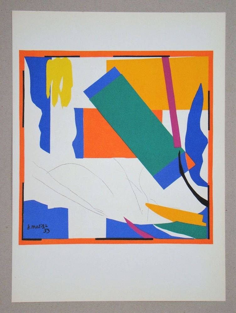 Lithograph Matisse (After) - Souvenir d'Océanie, 1953