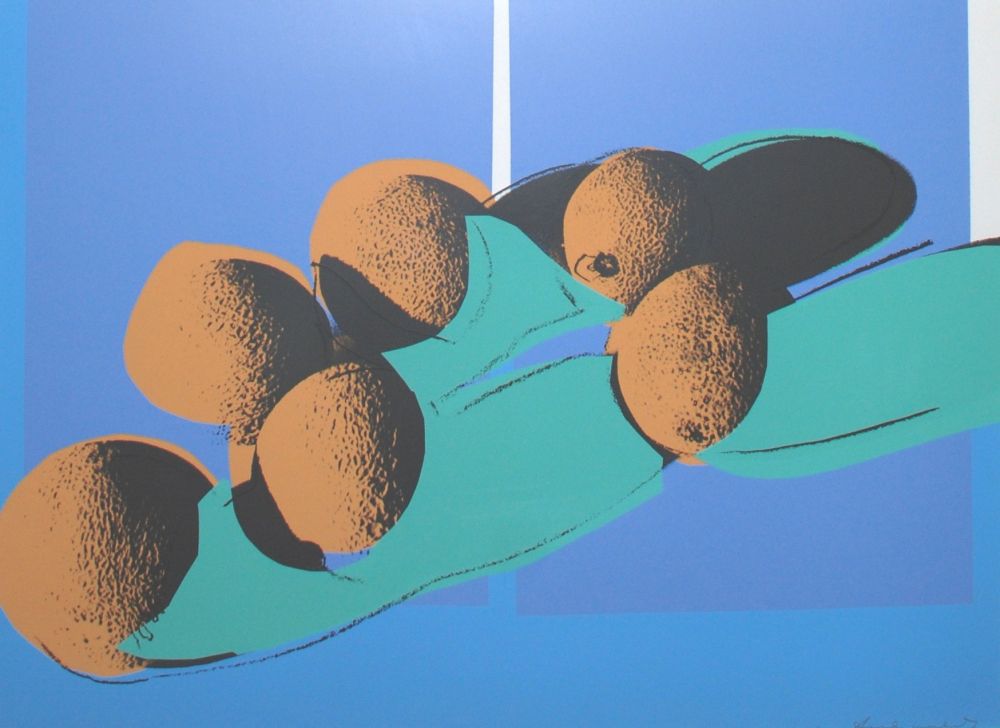 Screenprint Warhol -  Space Fruit: Cantaloupes I 201