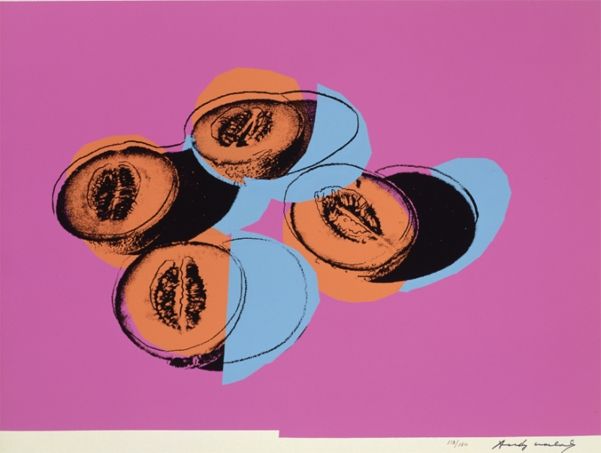 Screenprint Warhol - Space Fruit: Cantaloupes II (FS II.198)
