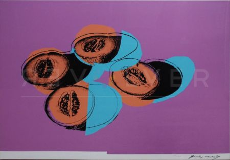 Screenprint Warhol - Space Fruit: Cantaloupes II (FS II.198)