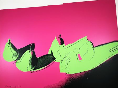 Screenprint Warhol - Space Fruit: Pears, II.203 from the Space Fruit: Still Lifes Portfolio