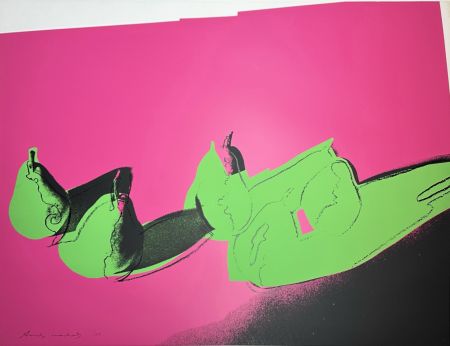 Screenprint Warhol - Space Fruit: Still Lifes, Pears (FS II.203)