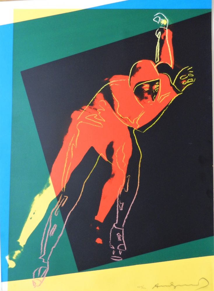 Screenprint Warhol - Speed Skater