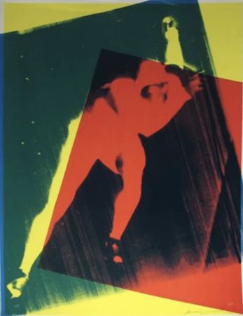 Screenprint Warhol - Speed Skater 3 (from Art and Sports Portfolio)