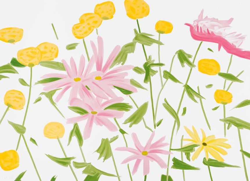 Screenprint Katz - Spring Flowers