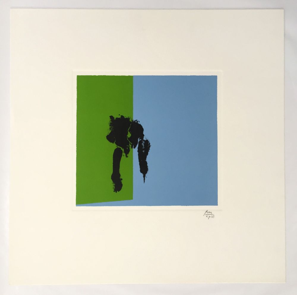 Lithograph Motherwell - Spring – Paris Suite I
