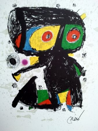 Lithograph Miró - S/T