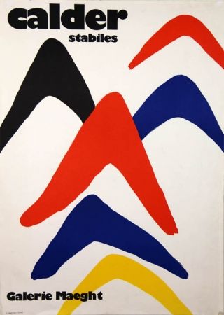 Lithograph Calder - Stabiles