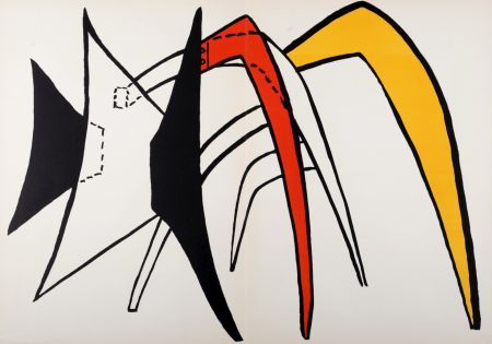 Lithograph Calder - Stabiles #A, 1963
