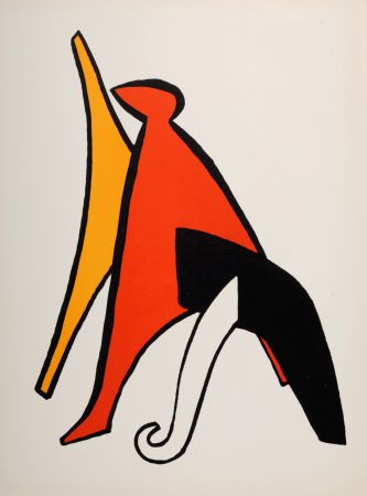 Lithograph Calder - Stabiles #B, 1963