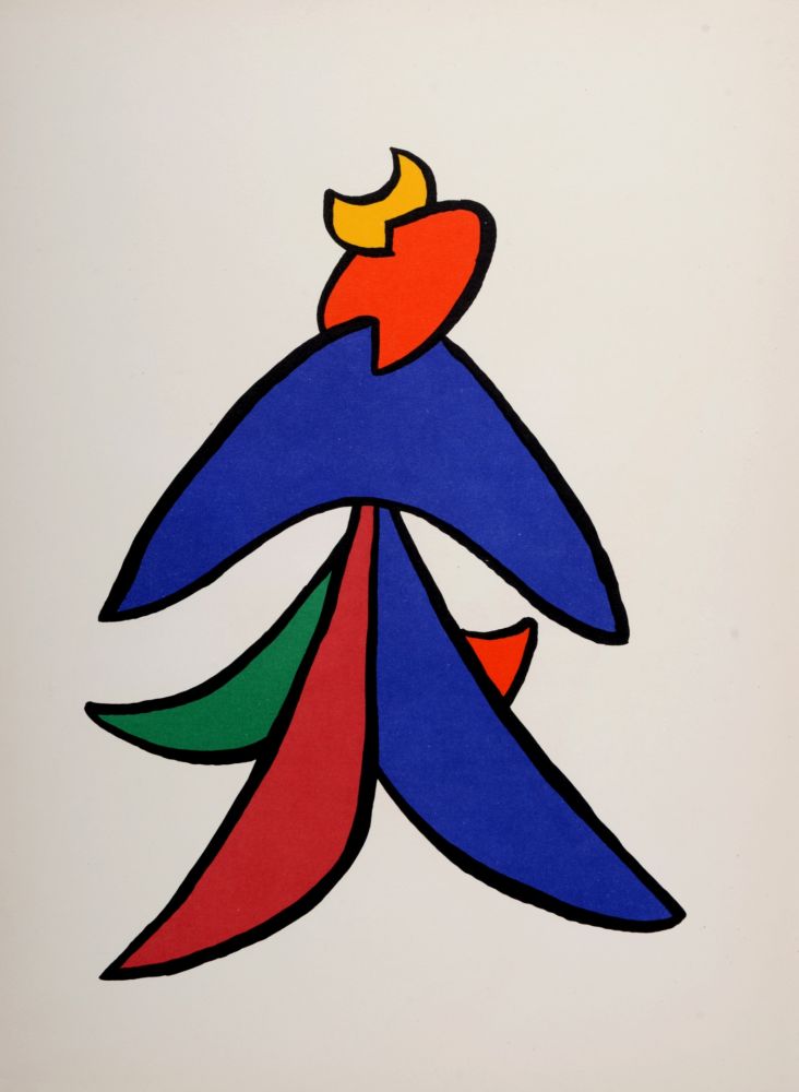 Lithograph Calder - Stabiles #C, 1963