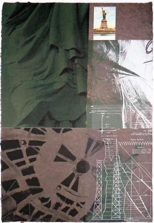 Screenprint Rauschenberg - Statue of Liberty