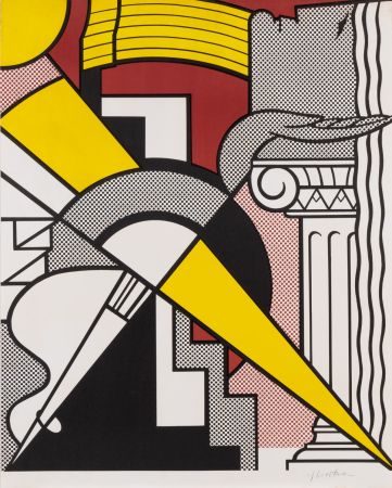 Lithograph Lichtenstein - Stedelijk museum 