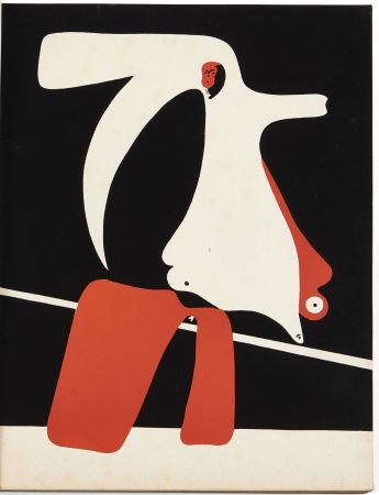 Pochoir Miró - Stencil for Cahiers d’art. 1-4. 9e année 1934. 