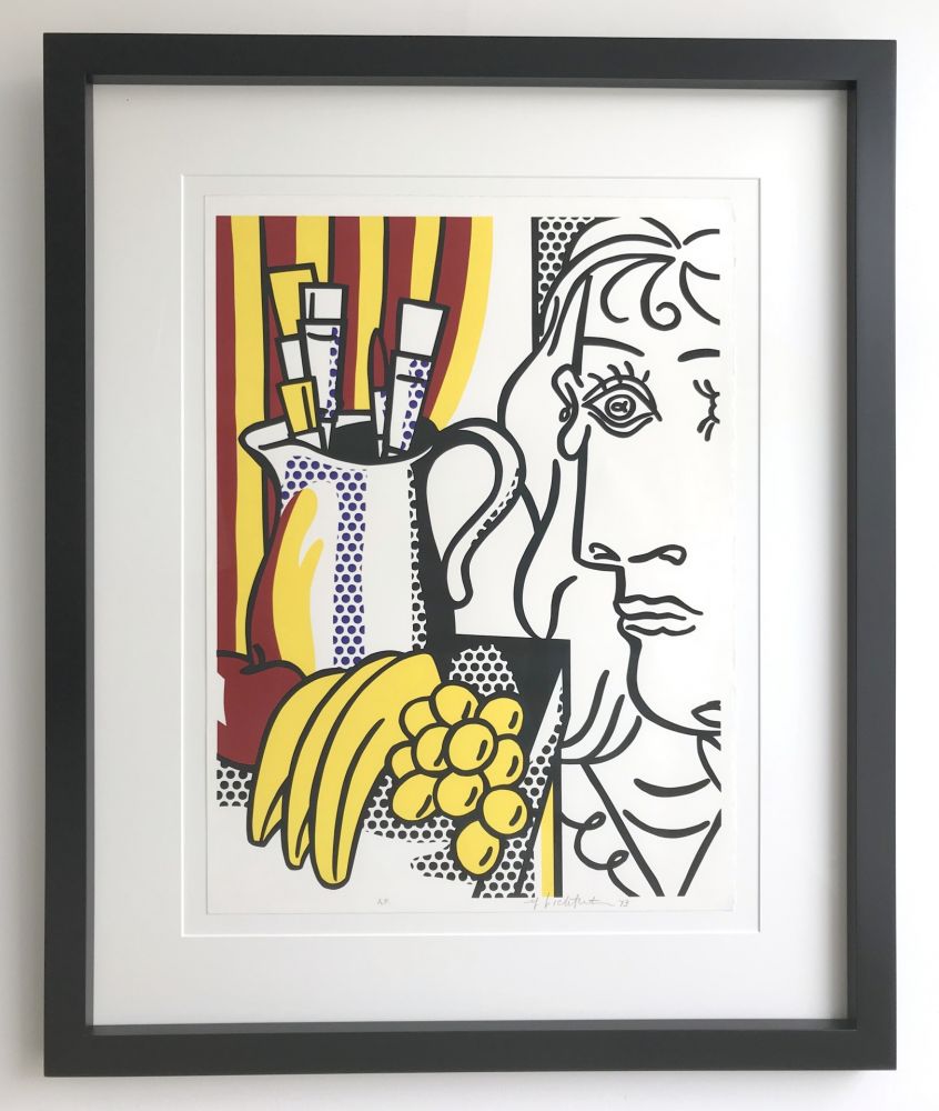 Screenprint Lichtenstein - Still life with Picasso