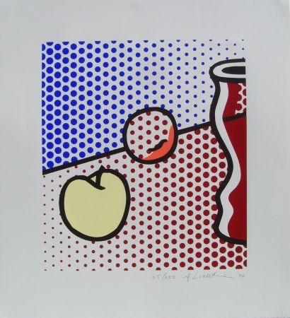 Screenprint Lichtenstein - Still Life with Red Jar