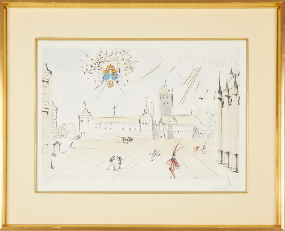 Etching Dali - Stockholms Slott