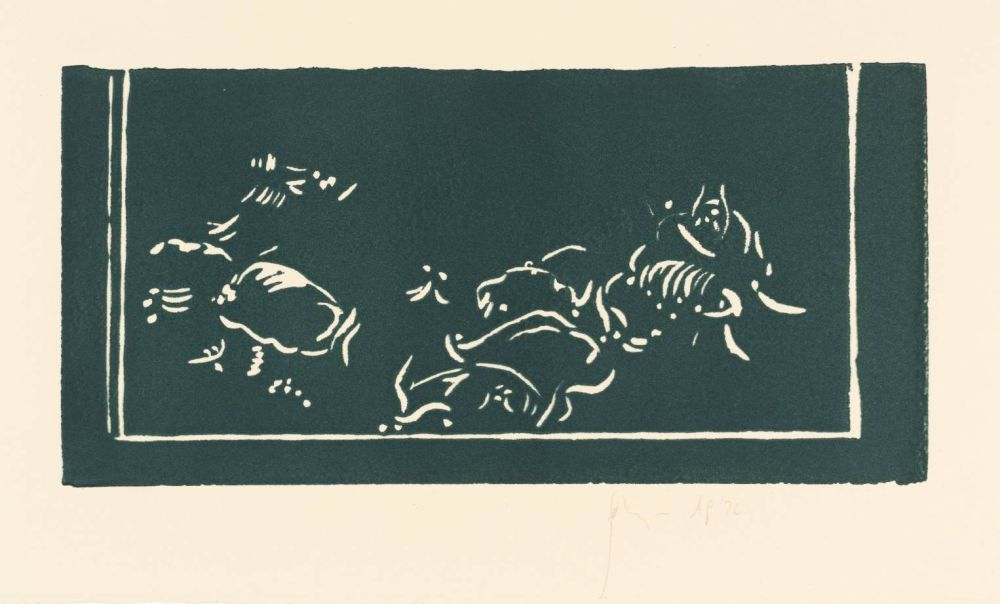 Linocut Flanagan - Stones