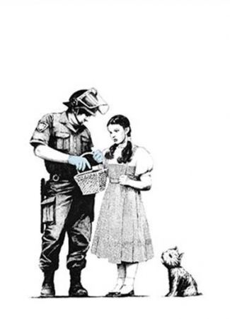 Screenprint Banksy - Stop and Search