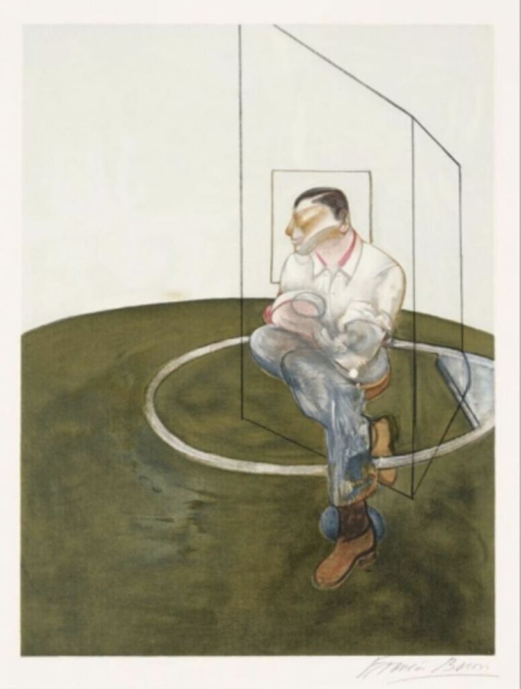 Lithograph Bacon - Study for a Portrait of John Edwards