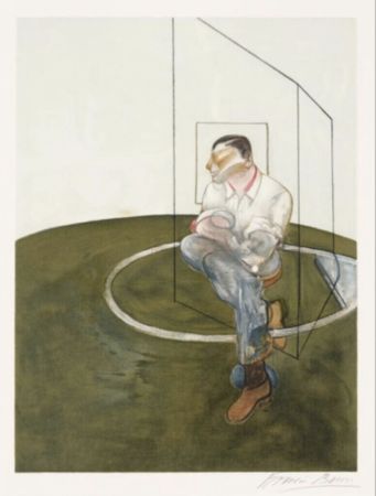 Lithograph Bacon - Study for a Portrait of John Edwards