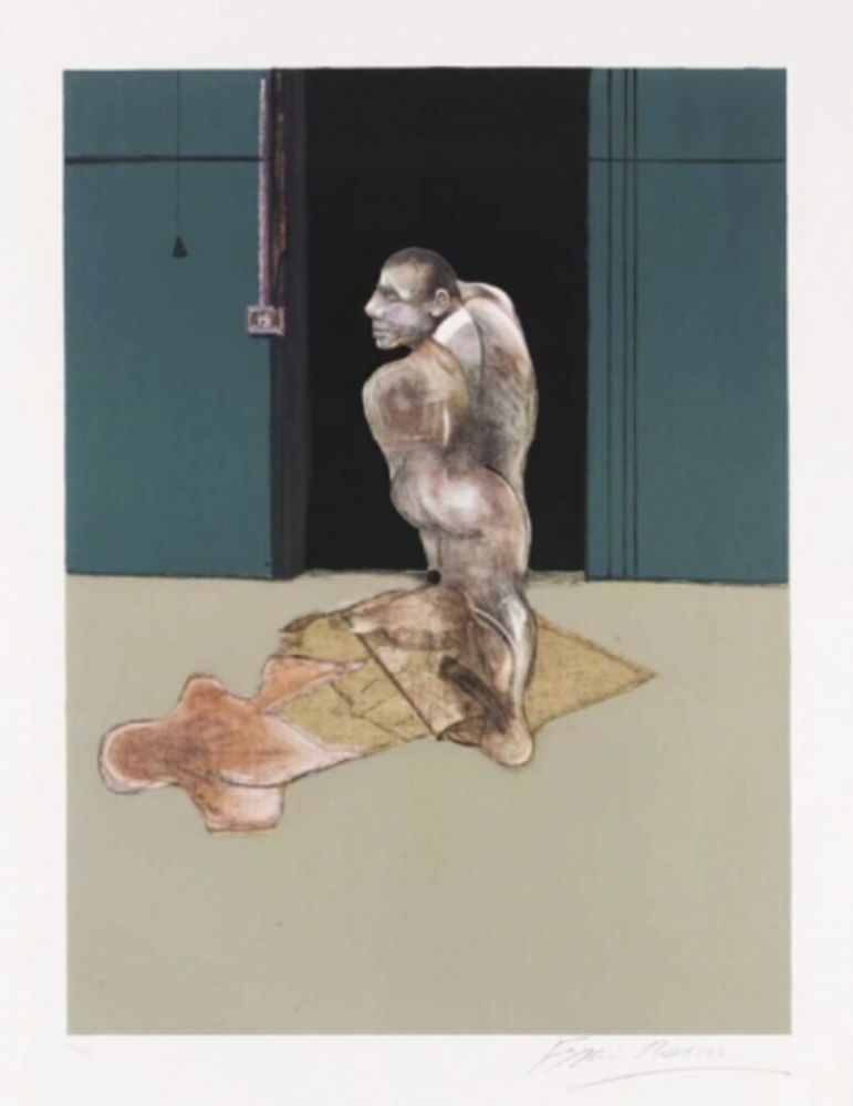 Lithograph Bacon - Study for a portrait of John Edwards (s.9495)