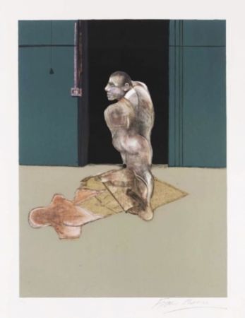 Lithograph Bacon - Study for a portrait of John Edwards (s.9495)
