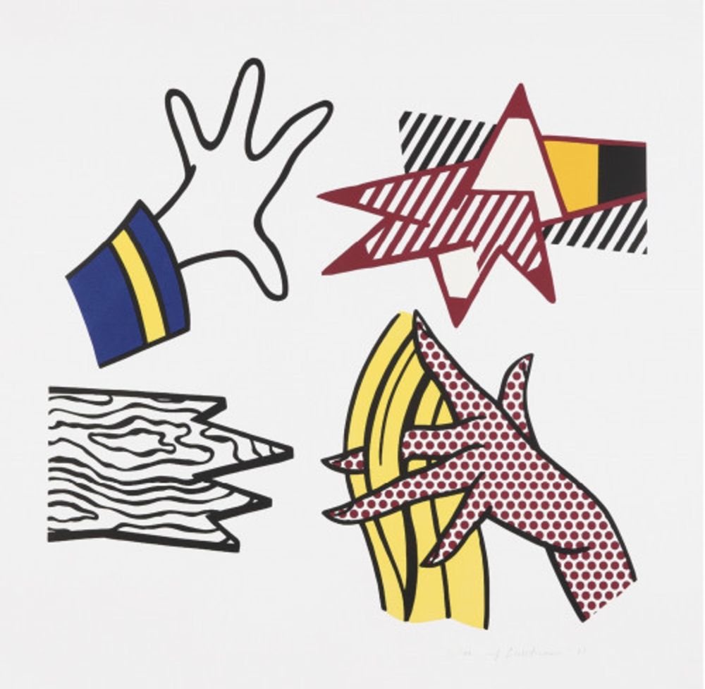 Multiple Lichtenstein - Study of Hands